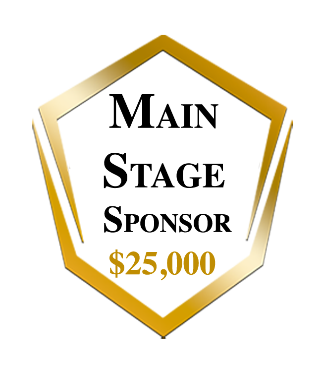 Main Stage Sponsor($25,000)